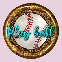 Baseball With Sunflower Round Earrings Ladies Tee | Teevron