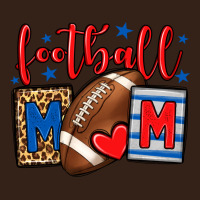 Football Mom Red And Blue Team Color Mother's Day Heavy Core Tee | Teevron