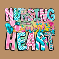 Nursing Is A Work Of Heart Vintage Hoodie | Teevron