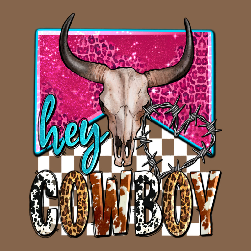 Western Hey Cowboy Premium Tee by OliviaCreatesArt | Teevron