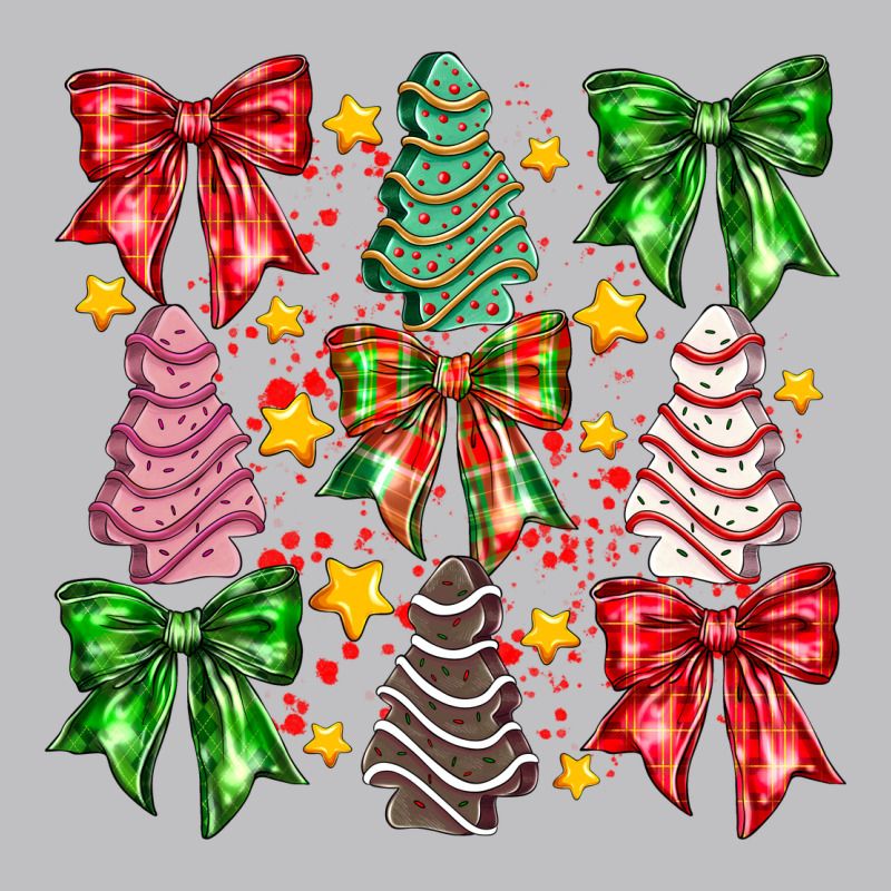 Christmas Cake Bow Long Sleeve Tee by CowhideDigitalArt | Teevron
