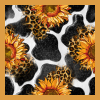 Cowhide Leopard Sunflower Seamless Pattern Urban Heavy Tee | Teevron