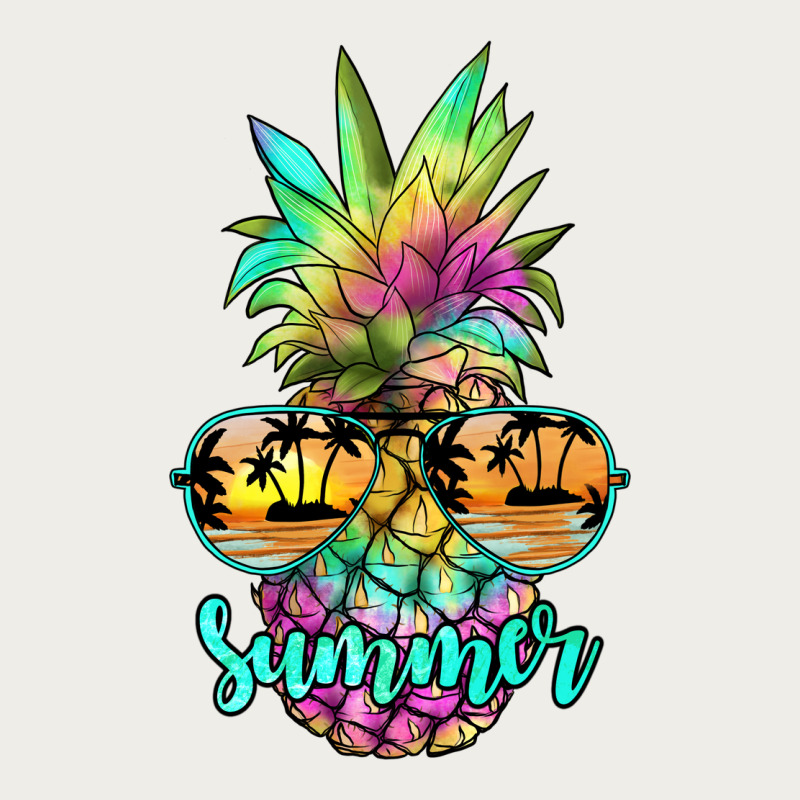 Tie Dye Pineapple, Summer Zipper Hoodie by JahusDesignShop | Teevron