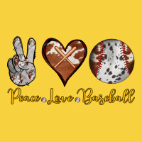 Peace Love Baseball Premium Sweatshirt | Teevron