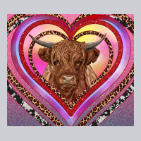 Highland Cow Valentine's Day Heavyweight Sweatshirt | Teevron