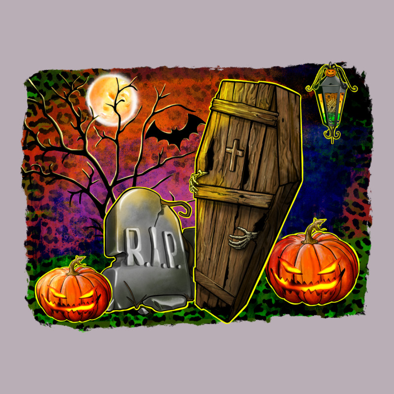 Headstone And Coffin Background Vintage Tee by BundleAndBundleShop | Teevron