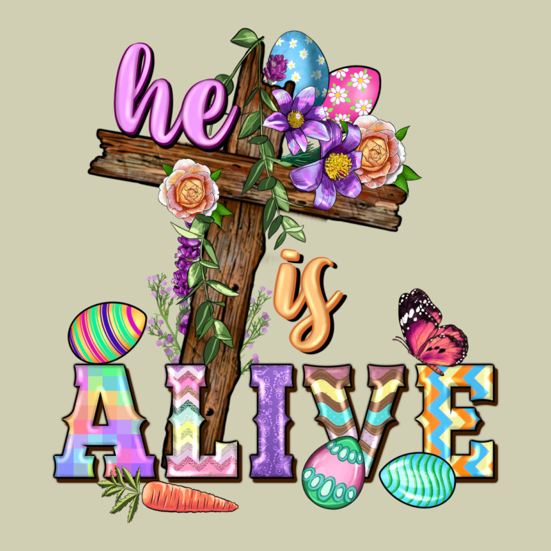 He Is Alive Easter Day Heavy Core Tee by CowGirlArtShop | Teevron