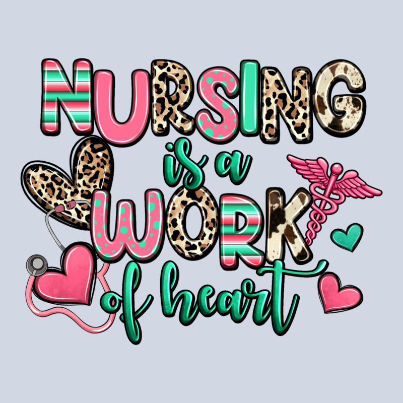 Nursing Is A Work Of Heart Premium Sweatshirt by RanaPortraitStore | Teevron
