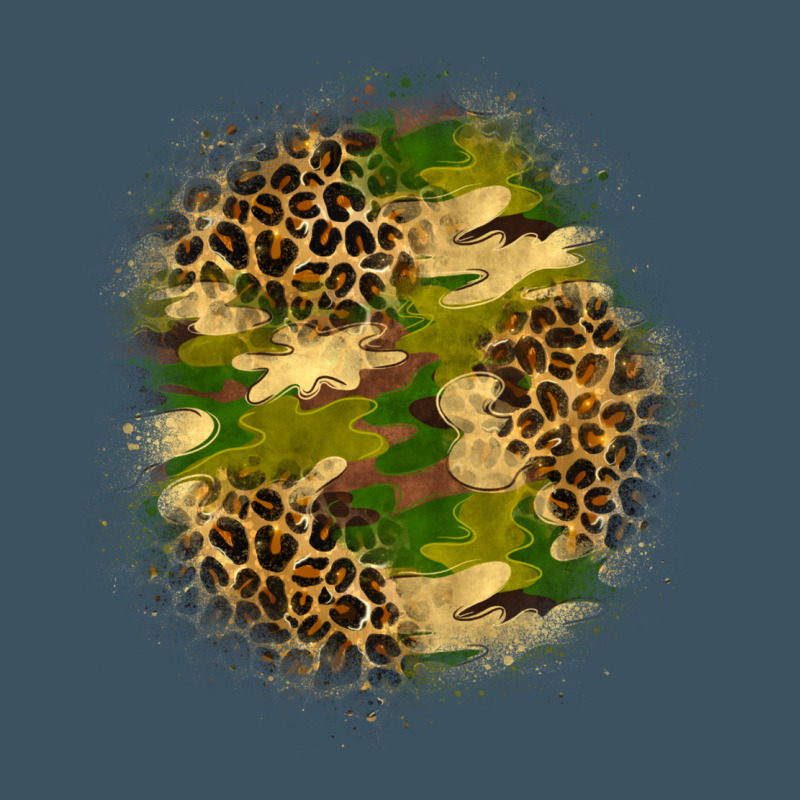 Camouflage And Leopard Patch Urban Heavy Tee by BundleAndBundleShop | Teevron