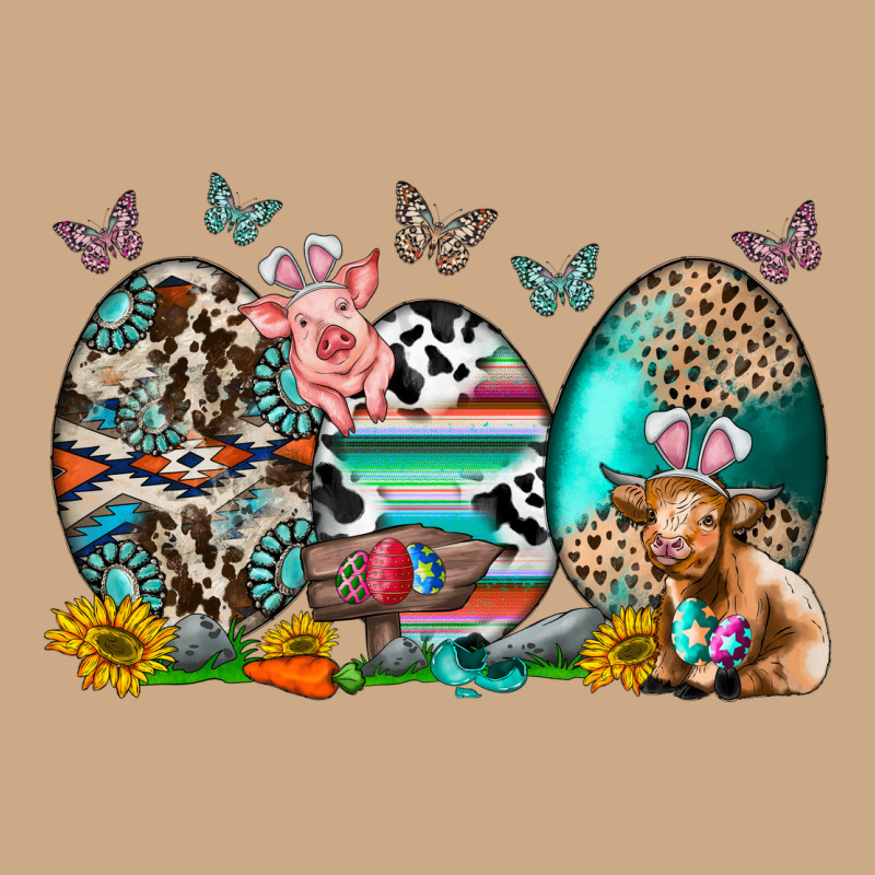 Easter Easter Eggs Vintage Hoodie by CowhideDigitalArt | Teevron
