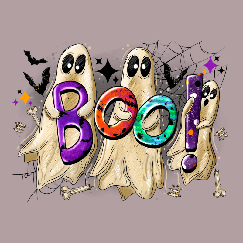 Boo Vintage Hoodie by CowhideDigitalArt | Teevron