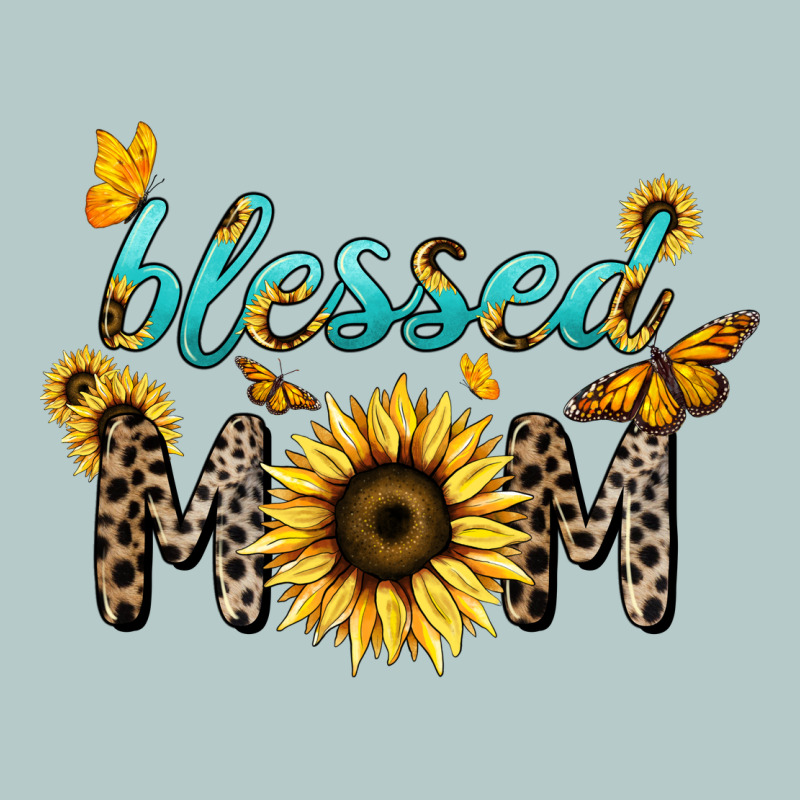 Blessed Mom Sunflower Butterfly Mother's Day Heavy Core Tee by HowdyJamesFarm | Teevron