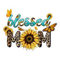 Blessed mom sunflower butterfly mother's day | Teevron