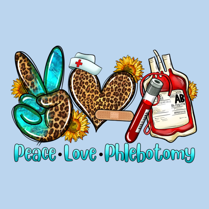 Peace Love Phlebotomy Classic Tee by OliviaCreatesArt | Teevron