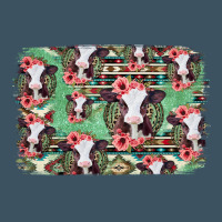 Baby Cow Floral Aztec Background Urban Hoodie | Teevron