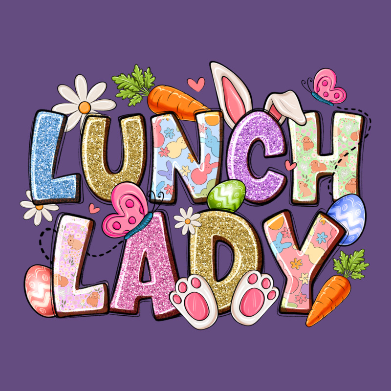 Lunch Lady Easter Vintage Hoodie by CowhideDigitalArt | Teevron