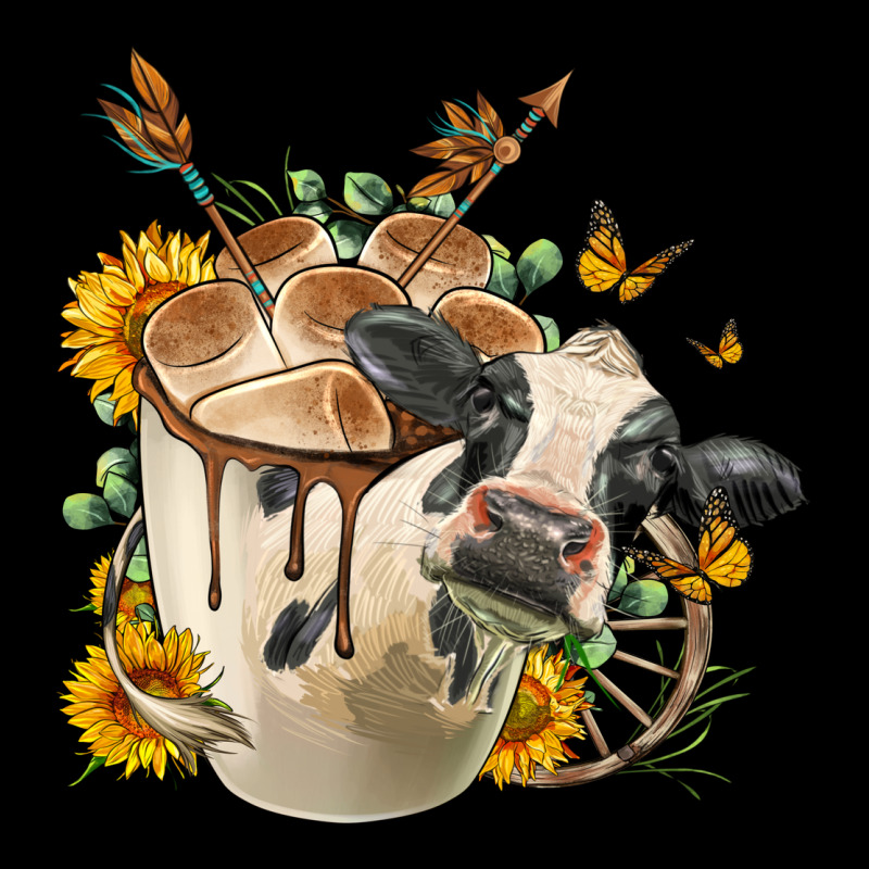 Black And White Cow Coffee Urban Heavy Tee by FaDigitalArtStudio | Teevron