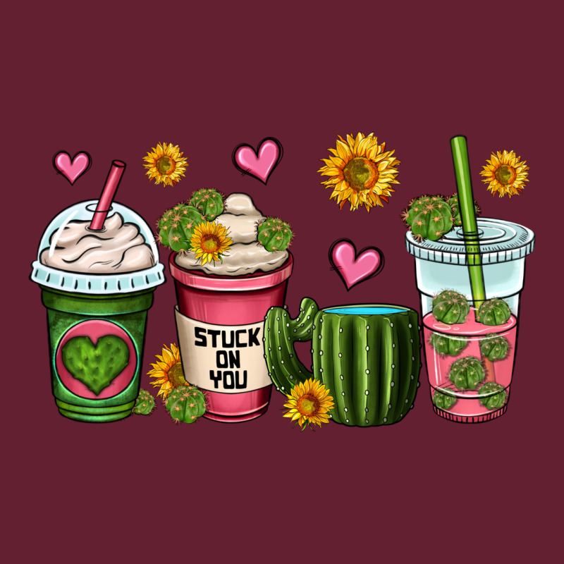 Stuck On You Cactus Coffee Cups Classic Tee by OliviaCreatesArt | Teevron
