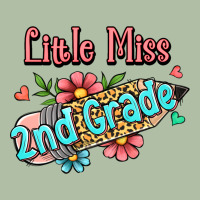 Little Miss Second Grade Urban Heavy Tee | Teevron