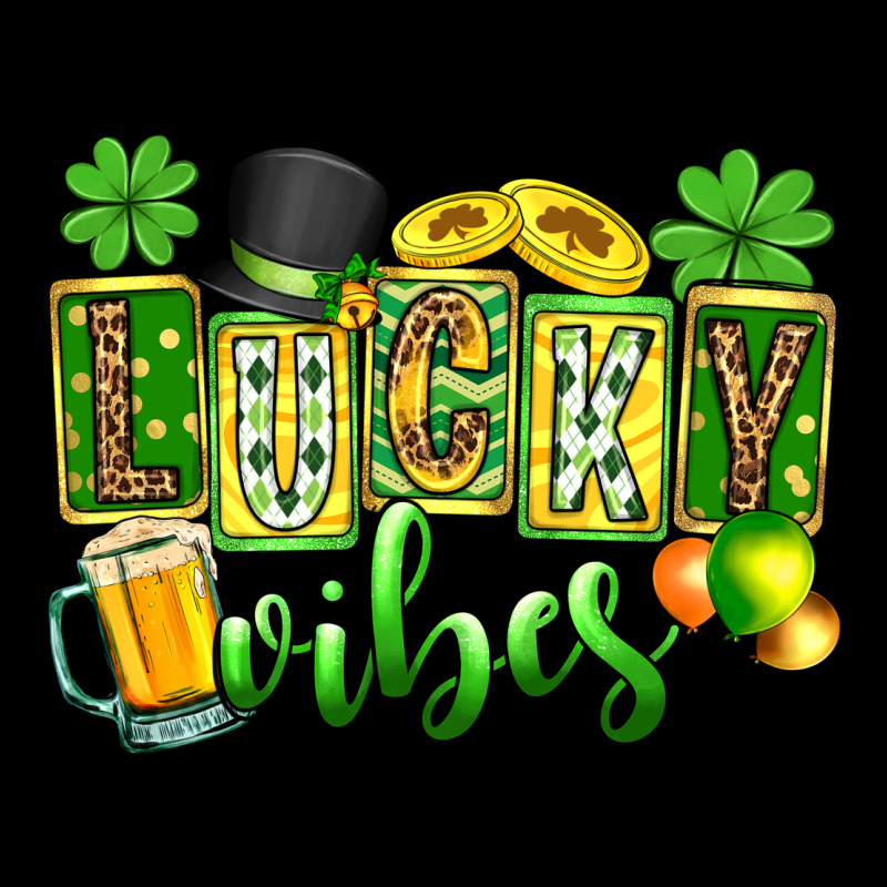 St. Patrick's Lucky Vibes Premium Tee by OliviaCreatesArt | Teevron