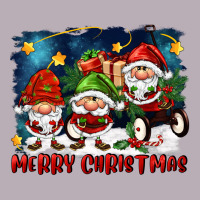Merry Christmas Gnomies Wagon Vintage Tee | Teevron