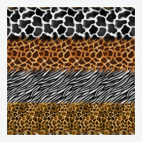 Safari Animals Seamless Pattern Urban Heavy Tee | Teevron