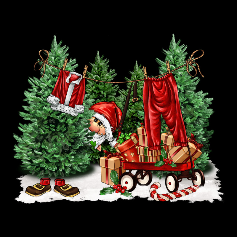 Christmas Santa Ladies Tee by FaDigitalArtStudio | Teevron
