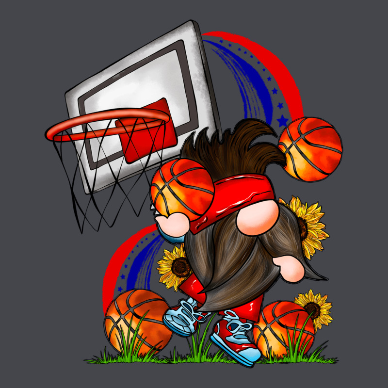 Basketball Gnome Long Sleeve Tee by CowhideDigitalArt | Teevron