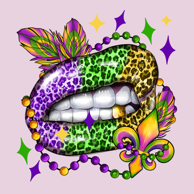 Mardi Gras Lip Olivia Classic Tee by OliviaCreatesArt | Teevron