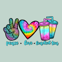 Peace Love Loaded Tea Zipper Hoodie | Teevron