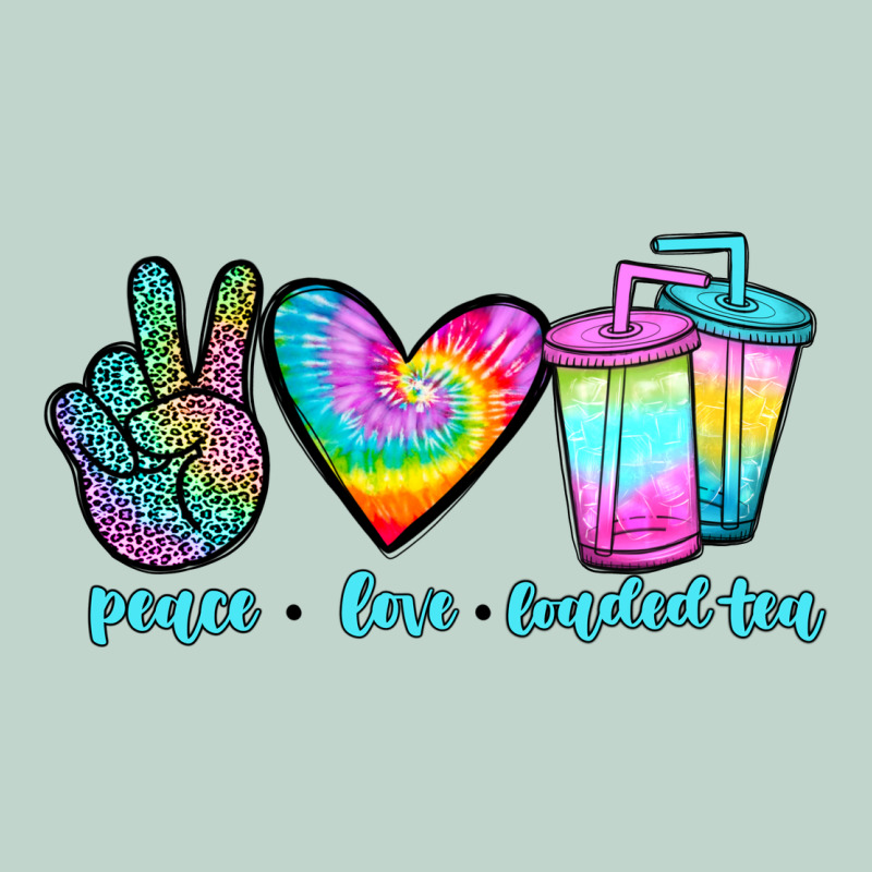 Peace Love Loaded Tea Zipper Hoodie by JahusDesignShop | Teevron