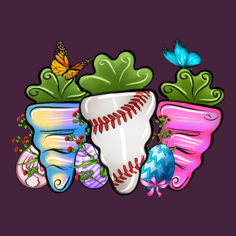 Easter Day Baseball Easter Sports Carrots Premium Tee by OliviaCreatesArt | Teevron
