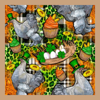 St. Patricks Chicken With Cupcake Leopard Vintage Tee | Teevron