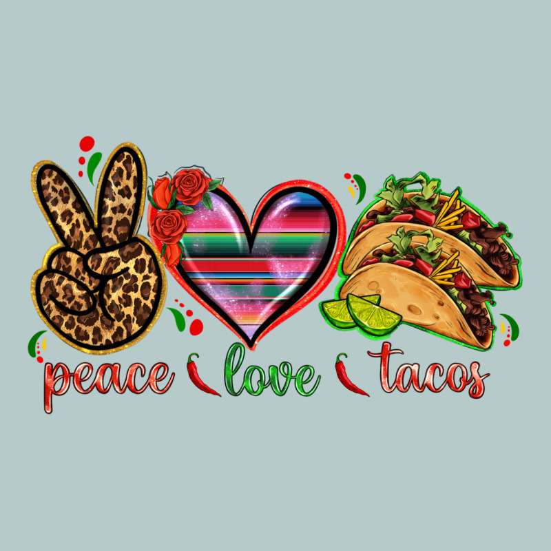 Peace Love Tacos Mexico Heavy Core Tee by HowdyJamesFarm | Teevron