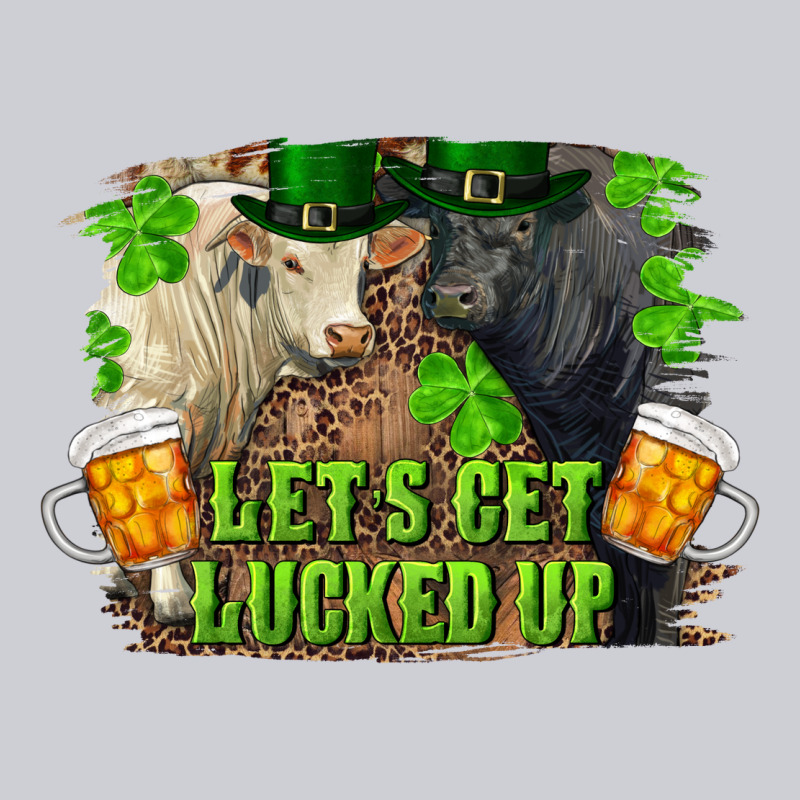Let's Get Lucked Up Charolais And Black Angus Bull Heavyweight Sweatshirt by RanaPortraitStore | Teevron