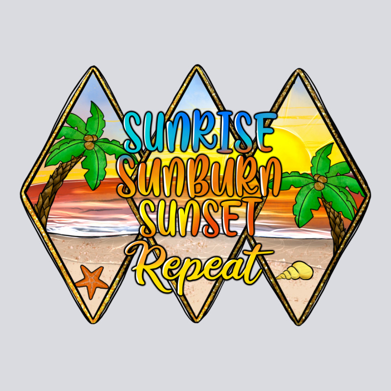 Sunrise Sunburn Sunset Repeat Zipper Hoodie by JahusDesignShop | Teevron