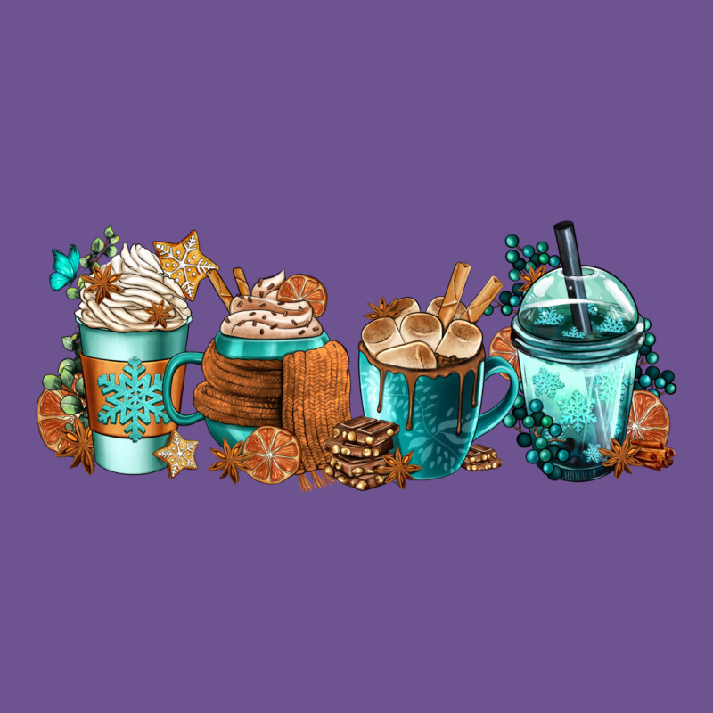 Winter Coffee Cups Vintage Tee by FaDigitalArtStudio | Teevron