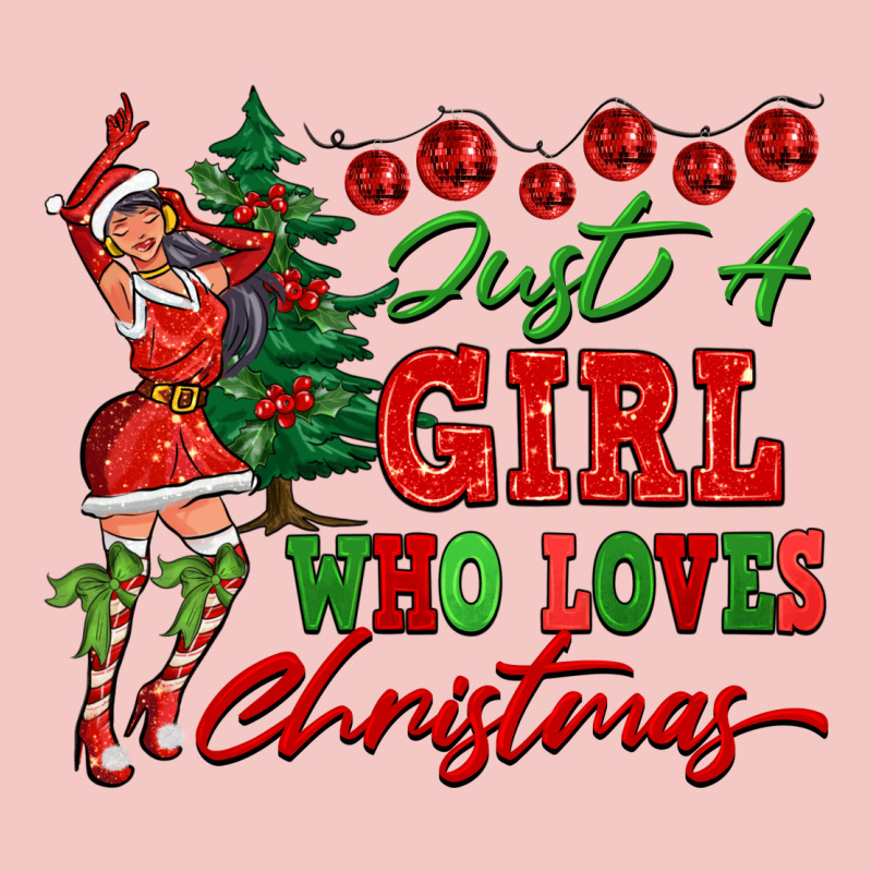 Just A Girl Who Loves Christmas Urban Heavy Tee by FaDigitalArtStudio | Teevron