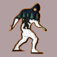 Bigfoot Wood Layered Christmas Vintage Hoodie | Teevron
