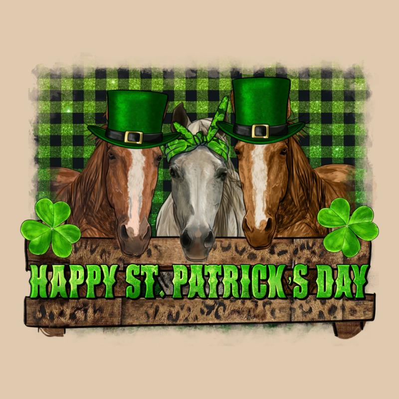Happy St. Patrick's Day Horses With Leprechaun Hat And Bandana Heavyweight Sweatshirt by RanaPortraitStore | Teevron