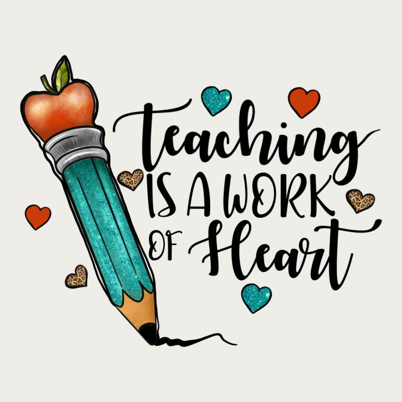 Teaching İs A Work Of Heart Zipper Hoodie by JahusDesignShop | Teevron