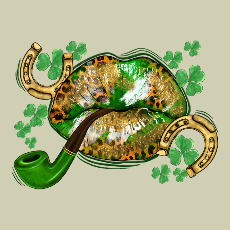 St. Patrick's Day Lips Heavy Core Tee by CowGirlArtShop | Teevron