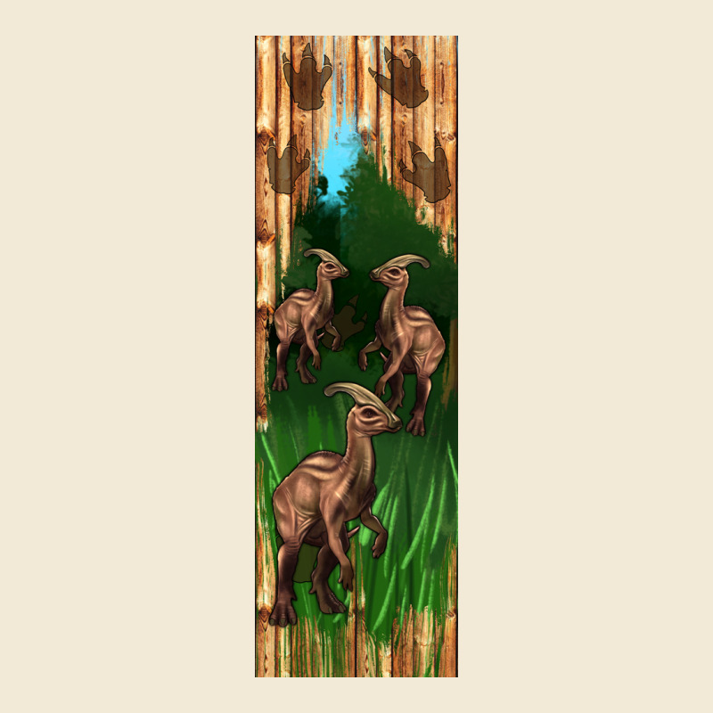 Dinosaur Parasaurolophus Pen Wrap Premium Hoodie by Artiststas | Teevron