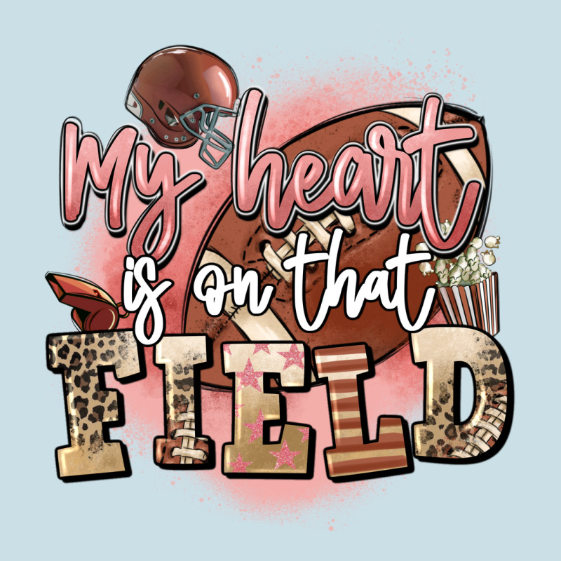 My Heart Is On That Field Ladies Tee by FaDigitalArtStudio | Teevron