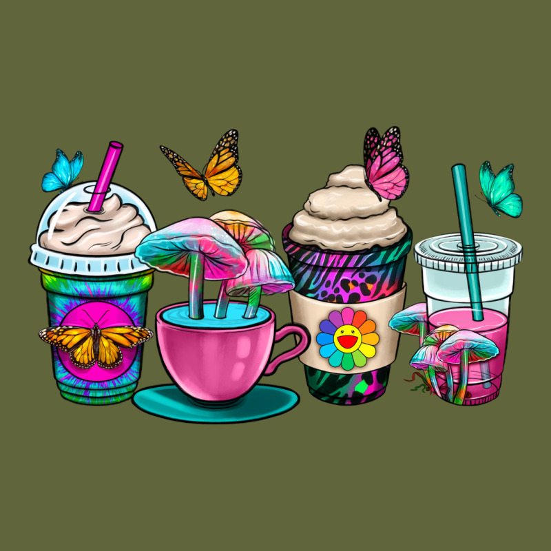 Tie Dye Coffee Cups Classic Tee by OliviaCreatesArt | Teevron