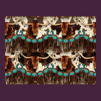 Longhorn Cow Pattern Long Sleeve Tee | Teevron
