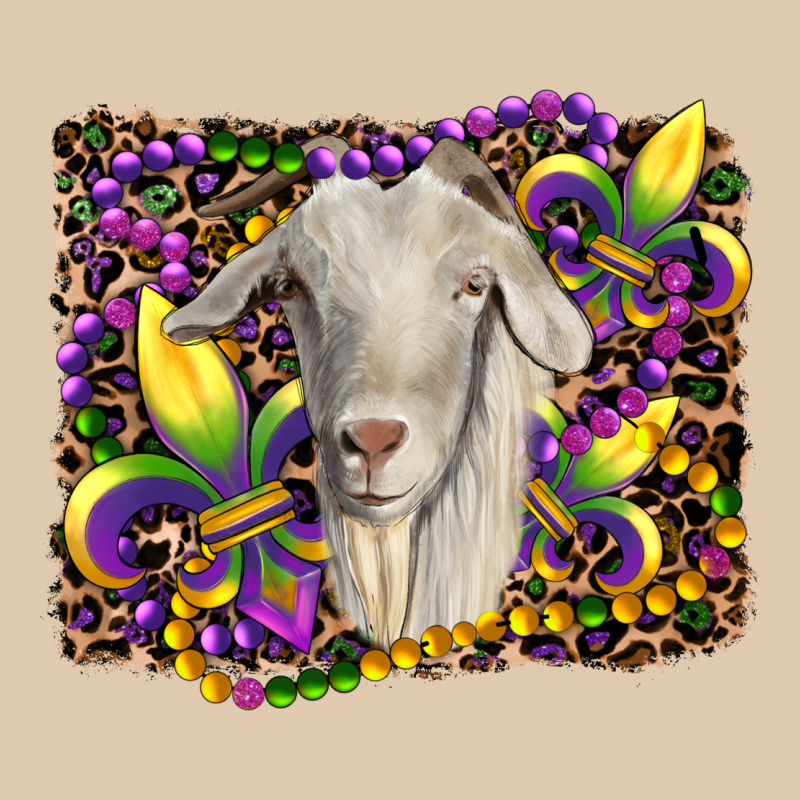 Mardi Gras Goat Fleur De Lis Heavyweight Sweatshirt by RanaPortraitStore | Teevron