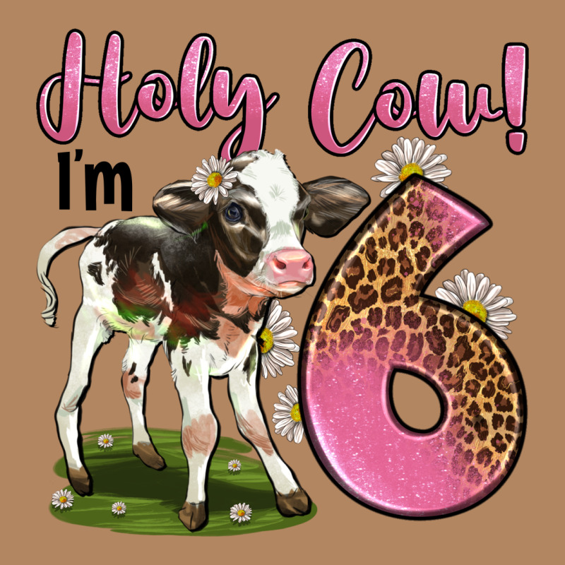 Holy Cow I'm 6 Years Old Long Sleeve Tee by LillyAllenDesigns | Teevron