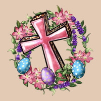 Cross With Floral Wreath And Easter Eggs Urban Hoodie | Teevron