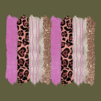 Pink Glitter Leopard Brushstroke Background Vintage Tee | Teevron